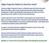 Değişim Programları Ekibinde Yer Almak İster misiniz?