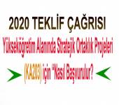 2020 Teklif Çağrısı Yükseköğretim Alanında Stratejik Ortaklık Projeleri (KA203) için “Nasıl Başvurulur? webinarı - 25 Aralık 2019, 10.00-12.00