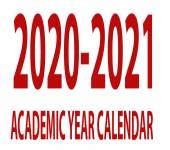 2020-2021 ACADEMIC YEAR CALENDAR