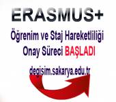 Erasmus+ Öğrenim ve Staj Hareketliliği Onay Süreci Başladı