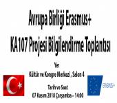 Avrupa Birliği Erasmus+ KA107 Projesi Bilgilendirme Toplantısı