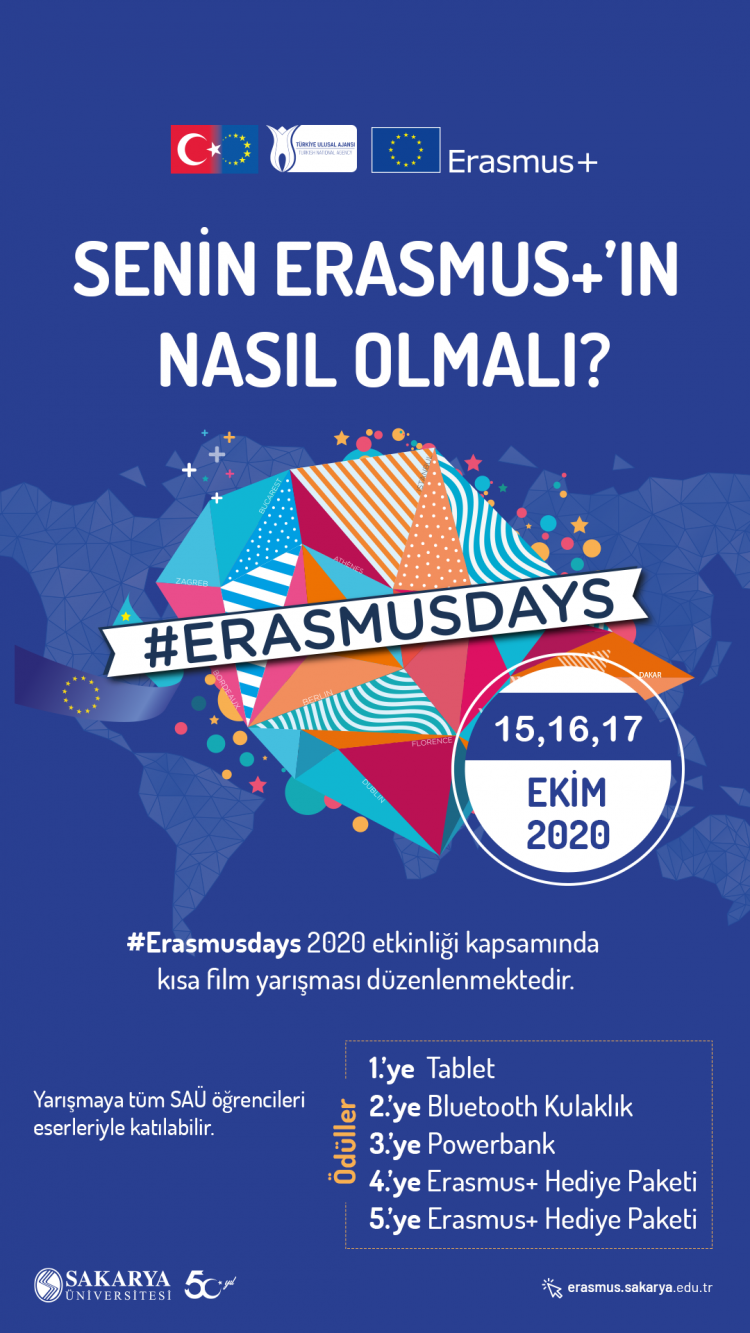 #Erasmusdays 2020 Kısa Film Yarışması